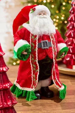 Decorator's Warehouse 18" "Merry Kissmas" Standing Santa > Cardinal|Santas & Angels