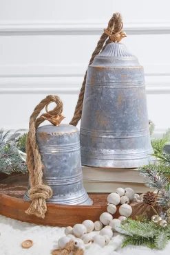 Decorator's Warehouse 8.5” Metal Bell with Bird > Christmas Ornaments|Winter Woodland