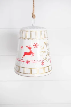 Decorator's Warehouse 10” Metal Christmas Bell > Christmas Decor|Believe