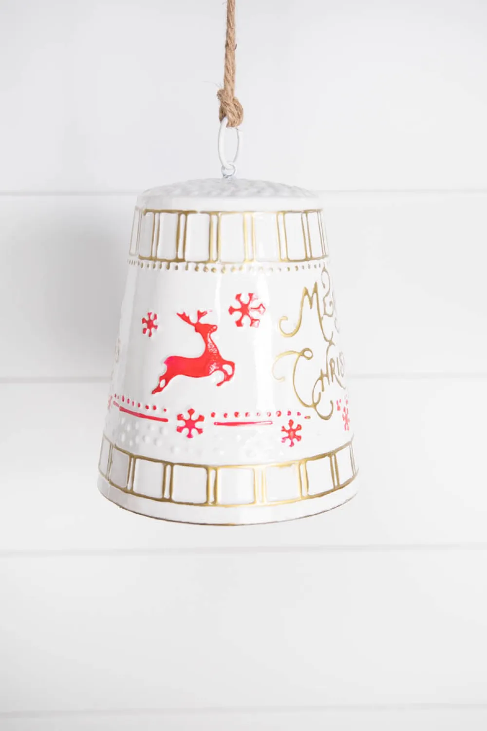Decorator's Warehouse 10” Metal Christmas Bell > Christmas Decor|Believe