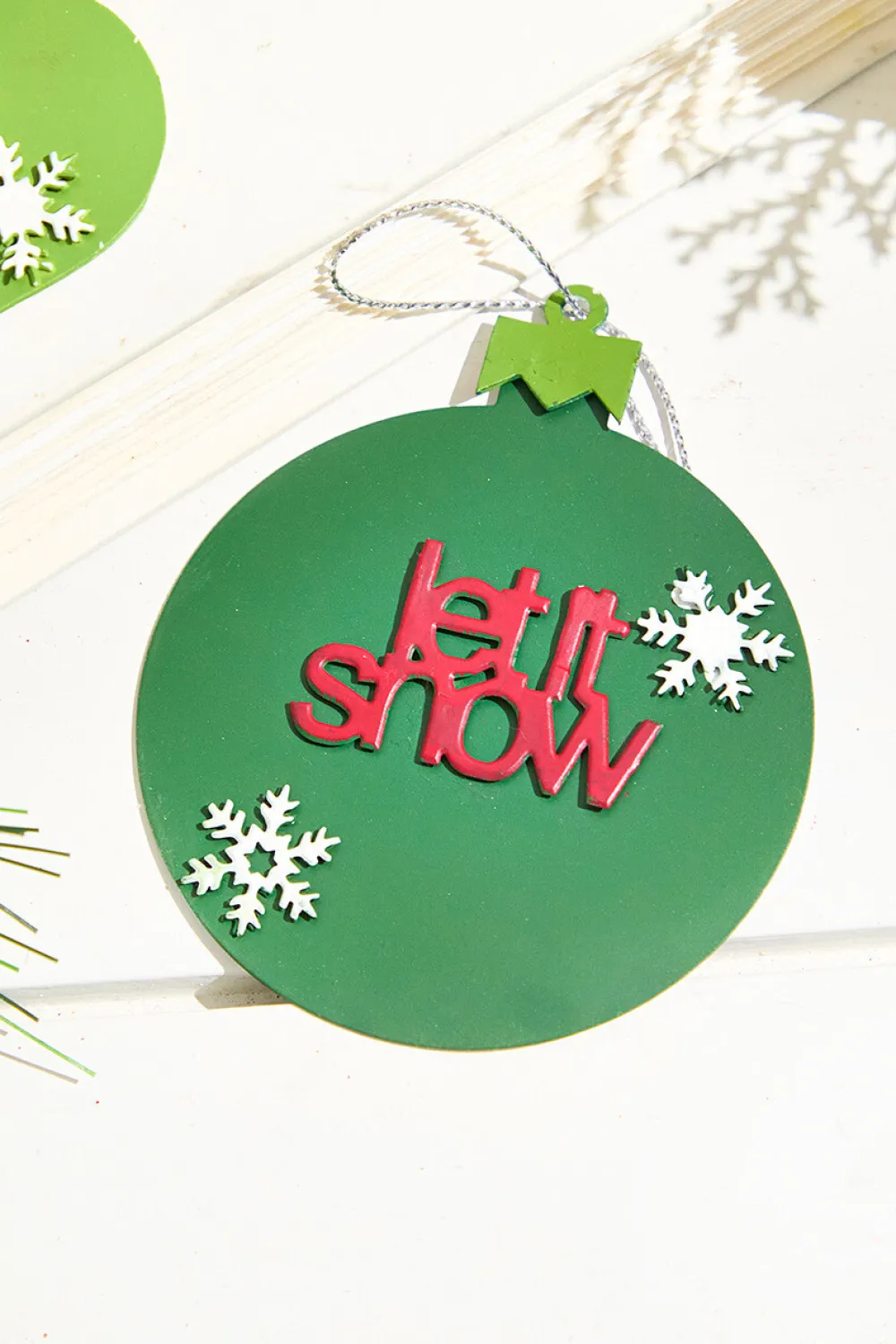 Decorator's Warehouse 2" Metal Christmas Words Ornament > Christmas Sale|Christmas Decor