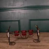 Decorator's Warehouse 14.5” Metal Deer Basket Tea Light Holder > Christmas Sale