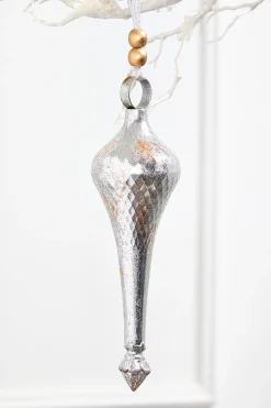 Decorator's Warehouse 12" Metal Finial Ornaments > Christmas Ornaments|Christmas Decor