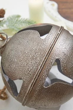 Decorator's Warehouse 8” Metal Hanging Bell Ornament > Christmas Decor|Christmas Ornaments