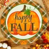 Decorator's Warehouse 8" Metal Happy Fall/Pumpkin > Fall Decor|Fall Decor