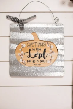 Decorator's Warehouse Metal Inspirational Wall Decor > Fall Decor|Fall Decor