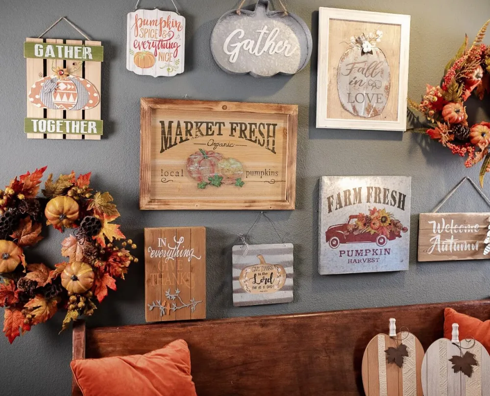 Decorator's Warehouse Metal Inspirational Wall Decor > Fall Decor|Fall Decor