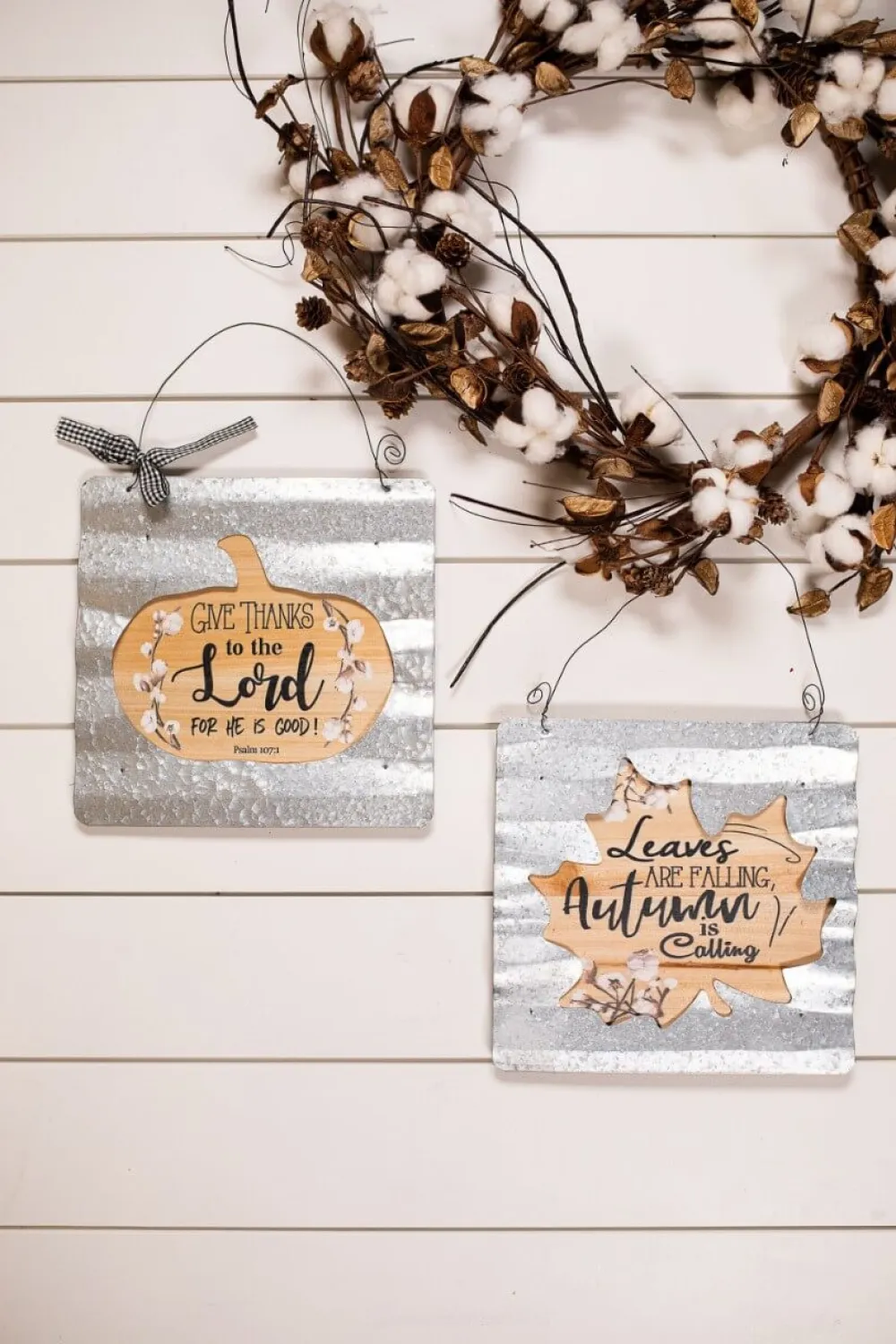 Decorator's Warehouse Metal Inspirational Wall Decor > Fall Decor|Fall Decor