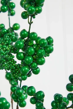 Decorator's Warehouse 18” Metallic Dew Berry Spray - Emerald > Nutcracker|Christmas Sprays