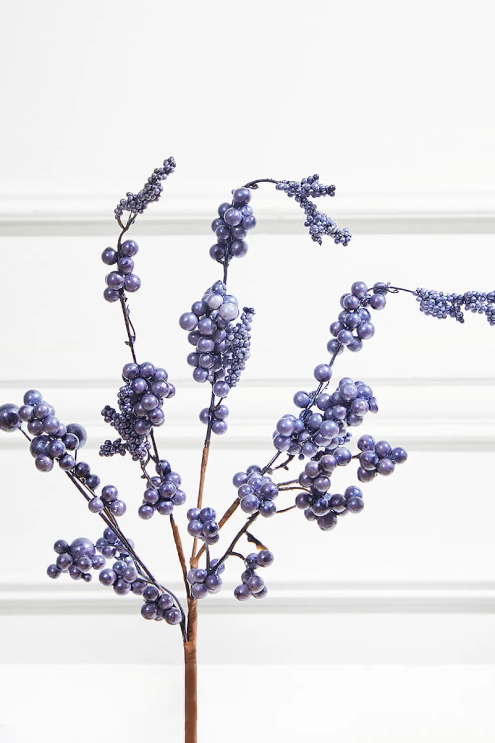 Decorator's Warehouse 18” Metallic Dew Berry Spray - Navy > Nutcracker|Christmas Sprays