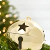 Decorator's Warehouse 8" Metallic Gold Bell Ornament > Nutcracker|Christmas Decor
