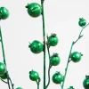Decorator's Warehouse 30” Metallic Mini Pomegranate Spray - Emerald > Nutcracker|Christmas Sprays