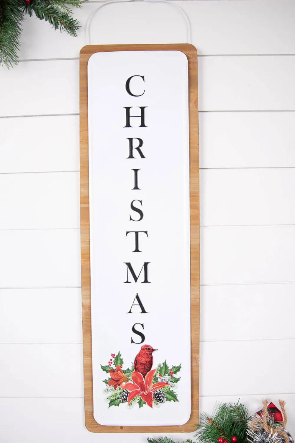Decorator's Warehouse 31.5” Metal & Wood Christmas Wall Decor > Sale|Christmas Sale