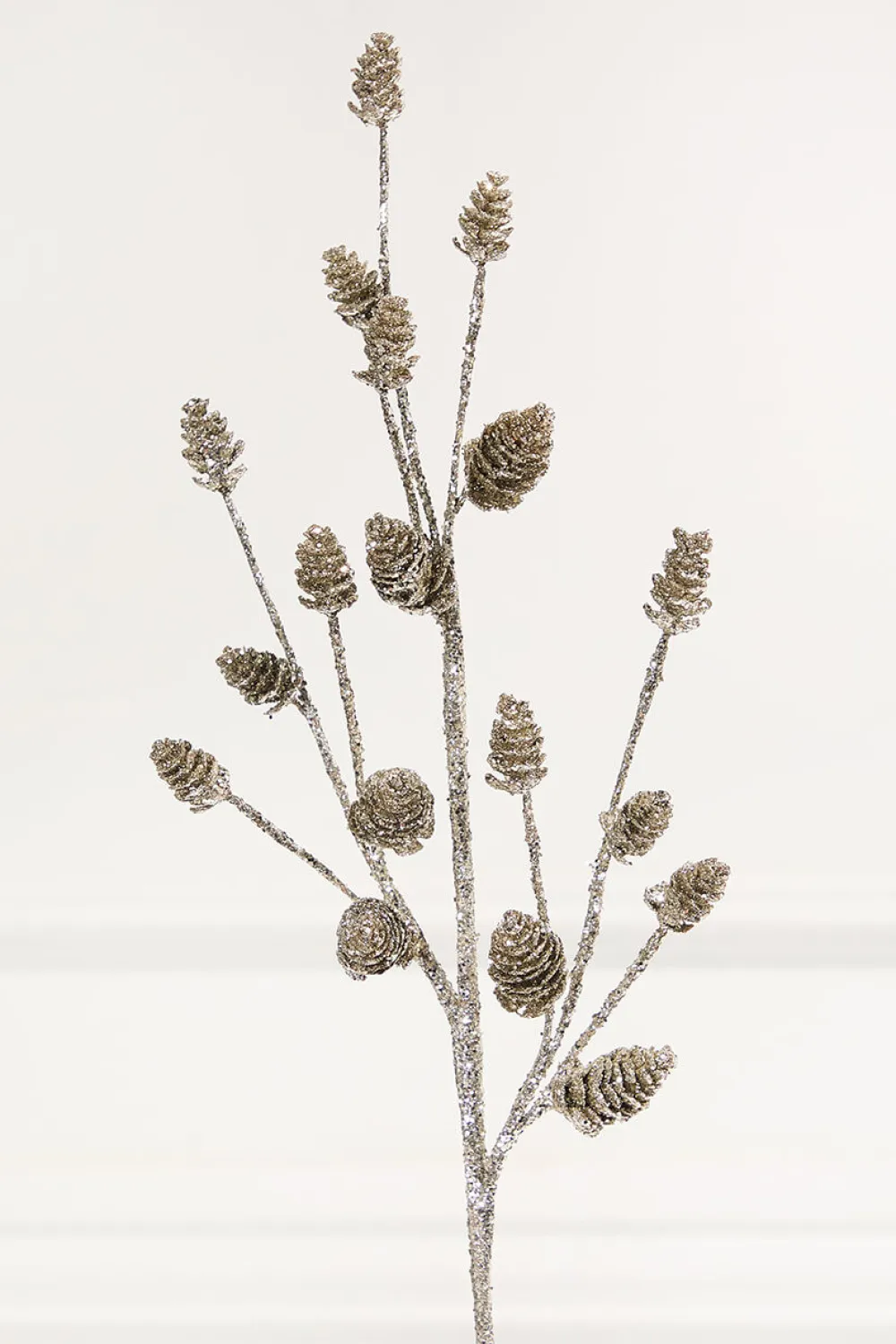 Decorator's Warehouse 28" Mini Glitter Pinecone Spray > Nutcracker|Christmas Sprays
