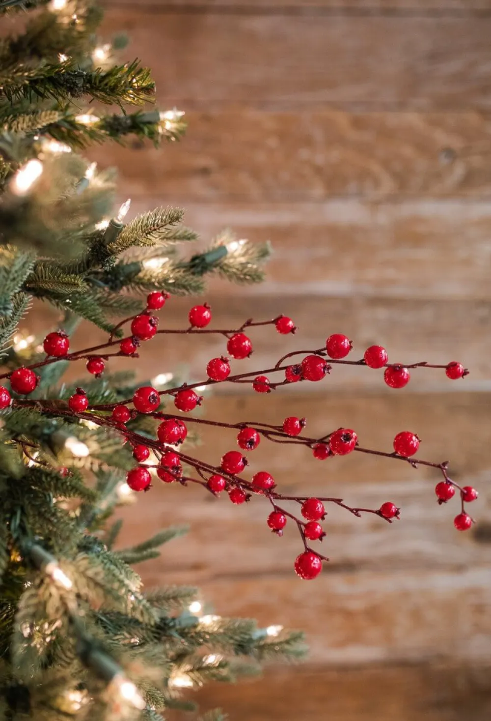 Decorator's Warehouse 30” Mini Red Pomegranate Christmas Spray > Cardinal|Christmas Sprays
