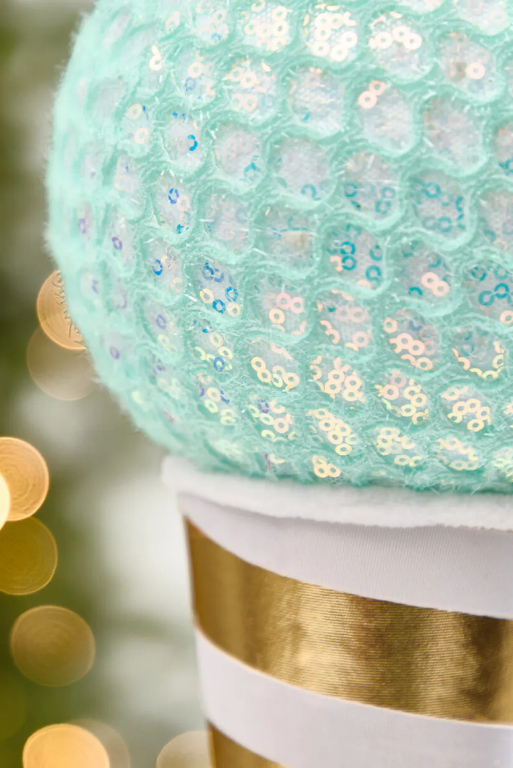 Decorator's Warehouse 12" Mint Mesh Ice Cream Pick > Christmas Decor|Christmas Ornaments
