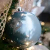 Decorator's Warehouse 5.5" Misty Blue Shatterproof Ornament > Small Shatterproof (Under 6")|Christmas Decor