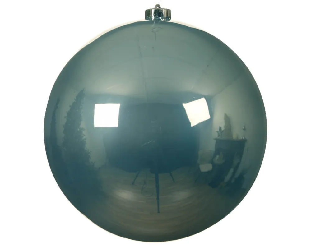 Decorator's Warehouse 5.5" Misty Blue Shatterproof Ornament > Small Shatterproof (Under 6")|Christmas Decor