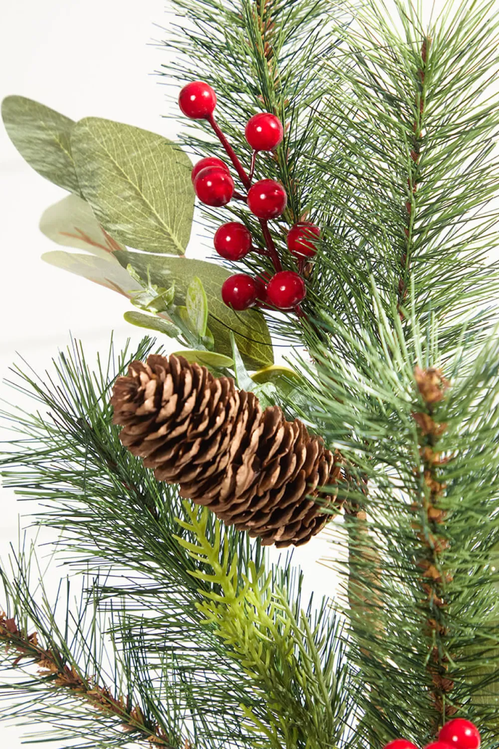 Decorator's Warehouse 29” Mixed Pine Berry Pinecone Spray > Cardinal|Christmas Sprays