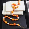 Decorator's Warehouse 48” Mixed Wood Bead Garland > Halloween|Halloween