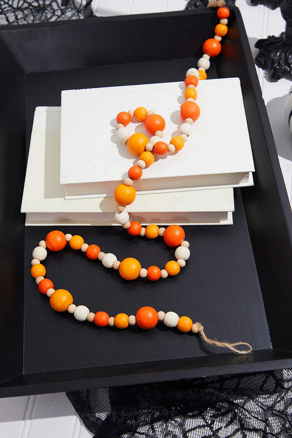 Decorator's Warehouse 48” Mixed Wood Bead Garland > Halloween|Halloween