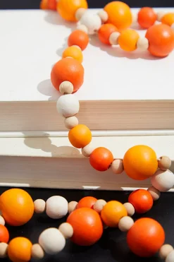 Decorator's Warehouse 48” Mixed Wood Bead Garland > Halloween|Halloween
