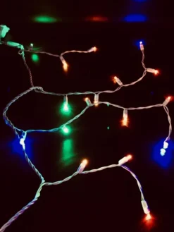 Decorator's Warehouse 5MM Icicle Lights - Multi > Outdoor Lighting|Light Strands