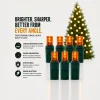Decorator's Warehouse 5mm Orange - 70L 4" Spacing > 5Mm Led Strands|Christmas Tree Lights