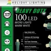Decorator's Warehouse 5mm Pure White 100 LED String Set > 5Mm Led Strands|Outdoor Lighting