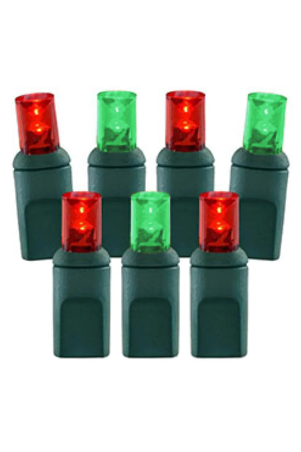 Decorator's Warehouse 5mm Red/Green - 70L 4" Spacing > 5Mm Led Strands|Light Strands