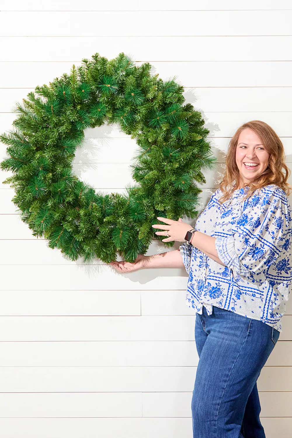 Decorator's Warehouse 36" Montana Pine Wreath > 36"|Christmas Decor