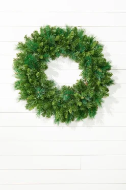 Decorator's Warehouse 30" Montana Pine Wreath > Christmas Decor|Outdoor Lighting