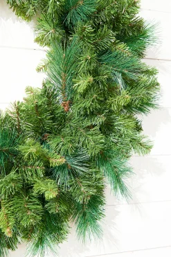 Decorator's Warehouse 30" Montana Pine Wreath > Christmas Decor|Outdoor Lighting