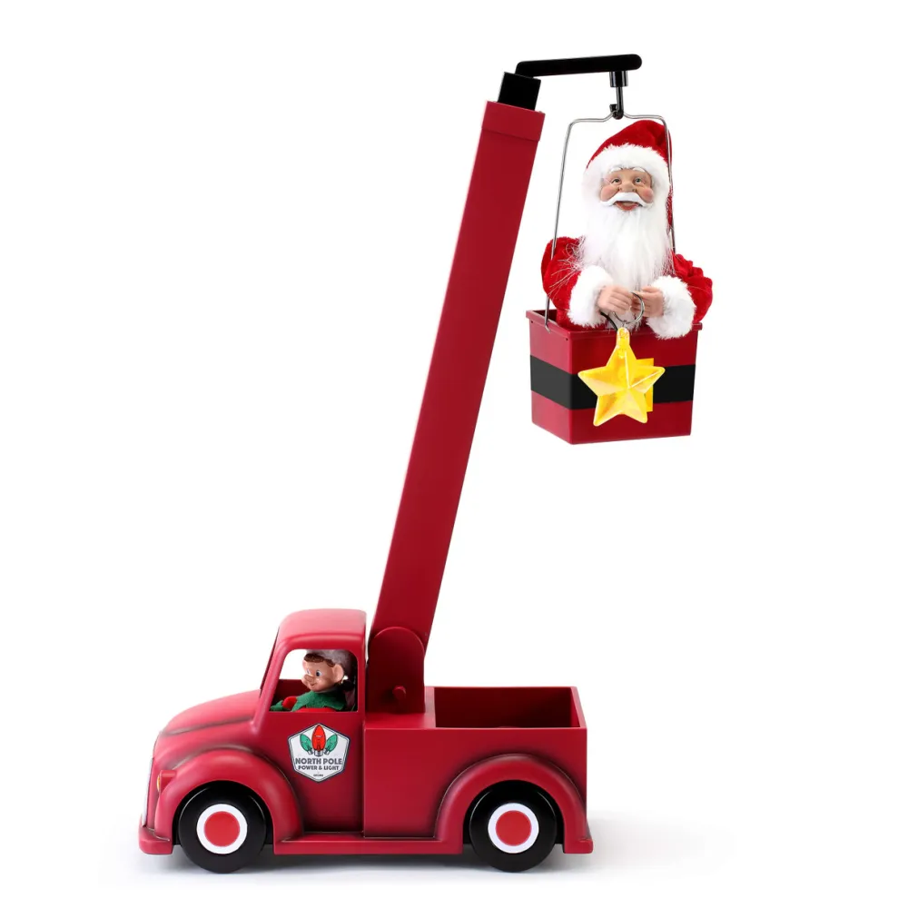 Decorator's Warehouse 43" Mr. Christmas Animated North Pole Lighting Crew > Retro Brites|Christmas Decor