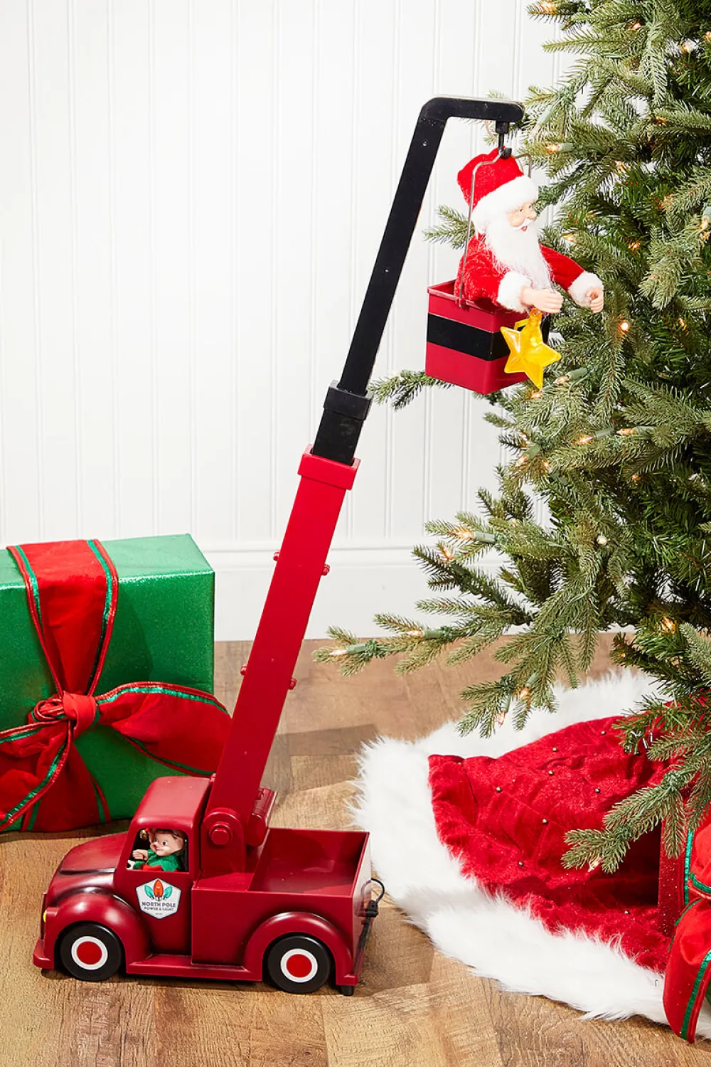 Decorator's Warehouse 43" Mr. Christmas Animated North Pole Lighting Crew > Retro Brites|Christmas Decor