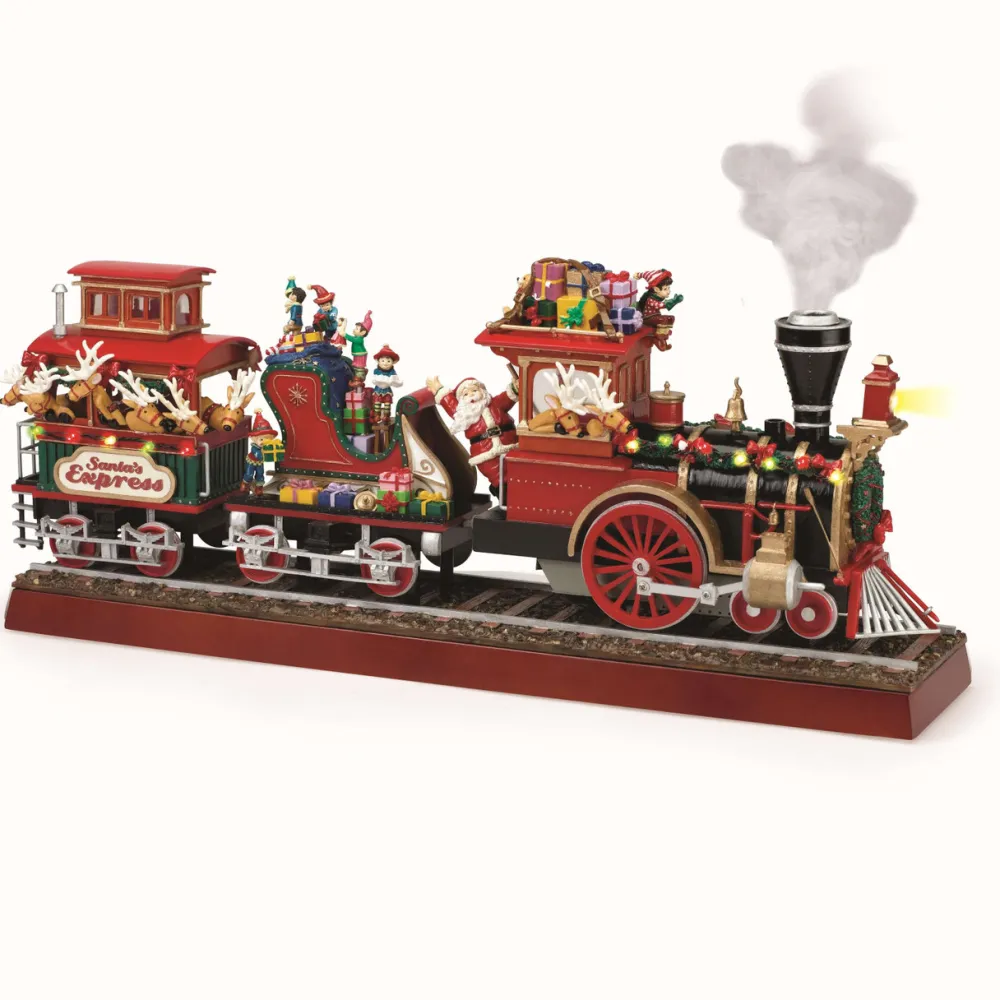 Decorator's Warehouse 16" Mr. Christmas Animated Santa's Express Train > Mr. Christmas|Mr. Christmas