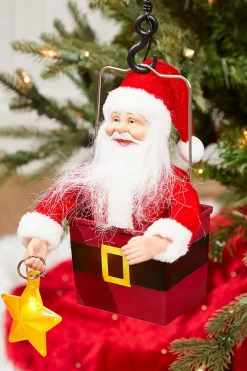 Decorator's Warehouse 43" Mr. Christmas Animated Santa's Crane > Retro Brites|Christmas Decor
