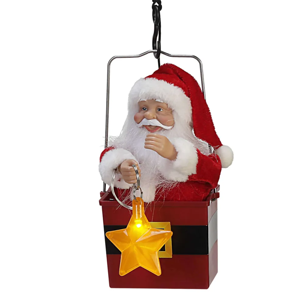 Decorator's Warehouse 43" Mr. Christmas Animated Santa's Crane > Retro Brites|Christmas Decor