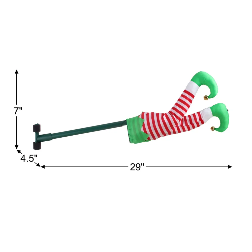 Decorator's Warehouse 16" Mr. Christmas Elf Kickers - Green Boots > Christmas Decor|Mr. Christmas