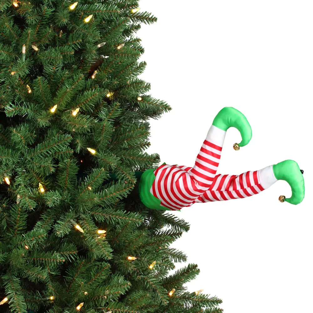 Decorator's Warehouse 16" Mr. Christmas Elf Kickers - Green Boots > Christmas Decor|Mr. Christmas