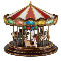 Decorator's Warehouse 15" Mr. Christmas Marquee Deluxe Carousel > Christmas Decor|Retro Brites