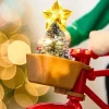 Decorator's Warehouse 11.5" Mr. Christmas Mini Cycler Gnome > Christmas Sale|Christmas Decor