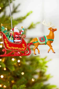 Decorator's Warehouse Mr. Christmas Santa's Sleigh Tree Topper > Retro Brites|Christmas Decor