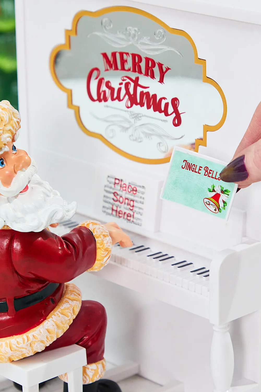 Decorator's Warehouse 10" Mr. Christmas Sing Along Santa W/ 12 Song Sheets > Christmas Sale|Christmas Decor