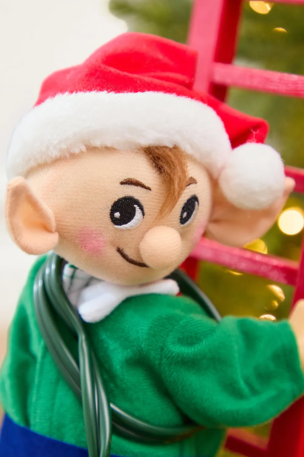Decorator's Warehouse 40" Mr. Christmas Super Climbing Plush Elf > Christmas Decor|Mr. Christmas