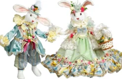 Decorator's Warehouse 23" - 24" Mr & Mrs Peter Rabbit, Set of 2 - Mark Roberts > Mark Roberts Easter|Mark Roberts Spring