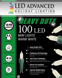 Decorator's Warehouse M4 Warm White 100 LED Light Set > Outdoor Lighting|Light Strands
