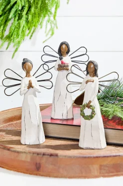 Decorator's Warehouse 7" Natural Tabletop Angel > Cardinal|Santas & Angels