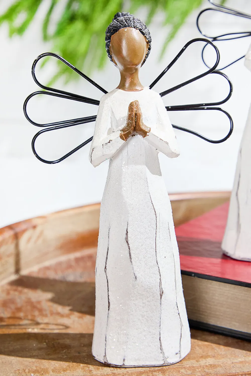 Decorator's Warehouse 7" Natural Tabletop Angel > Cardinal|Santas & Angels