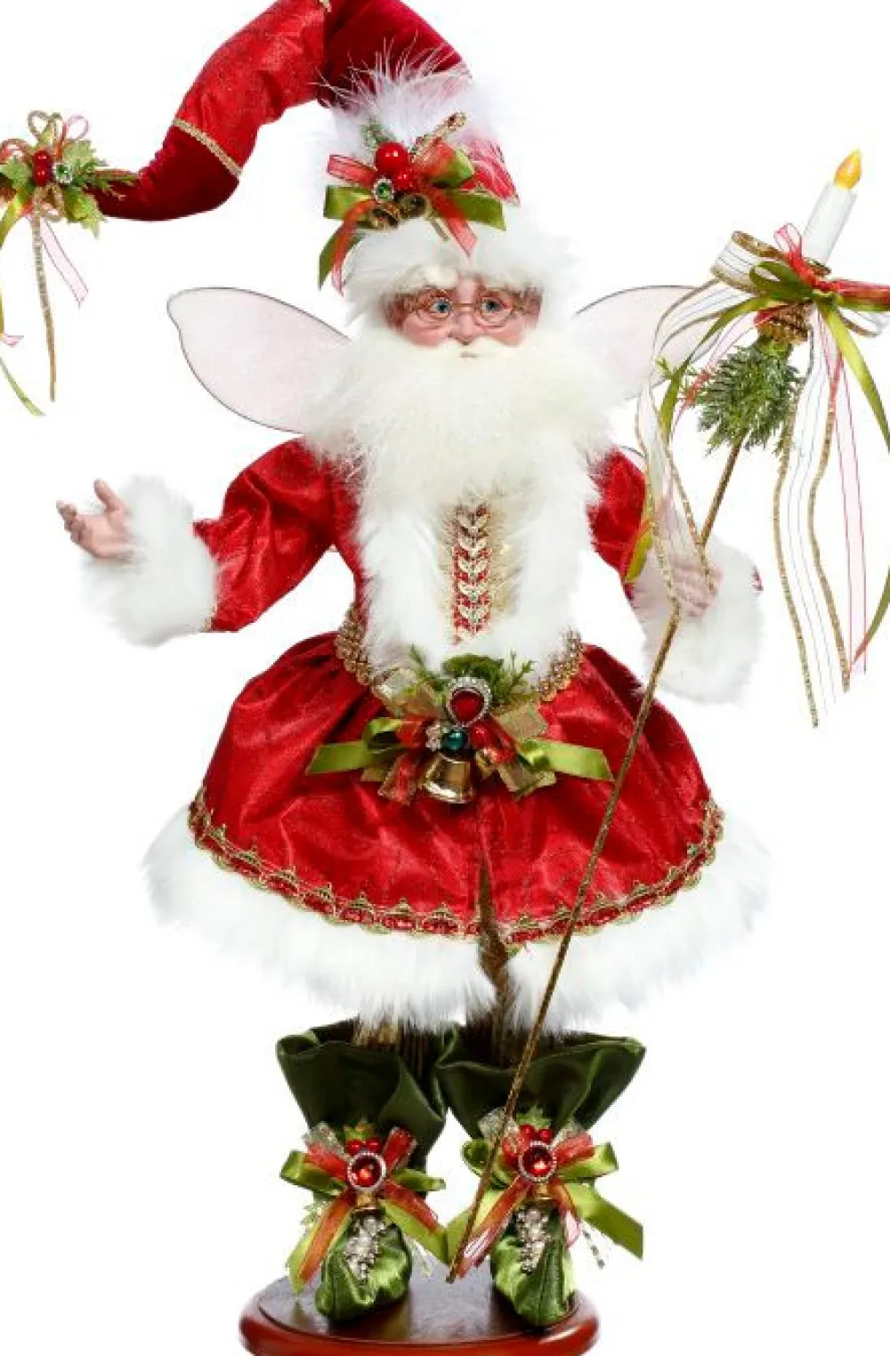 Decorator's Warehouse 21" Night Before Christmas Fairy on Base - Mark Roberts > Mark Roberts